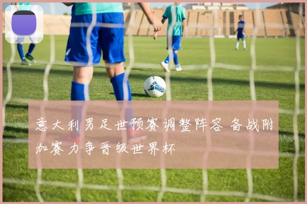 意大利男足世预赛调整阵容 备战附加赛力争晋级世界杯